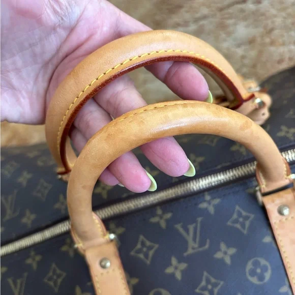 Authentic Louis Vuitton Brown Monogram Keepall Duffel Bag Final price! - Picture 12 of 15